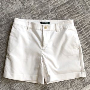 Ralph Lauren Women’s White Shorts sz 2